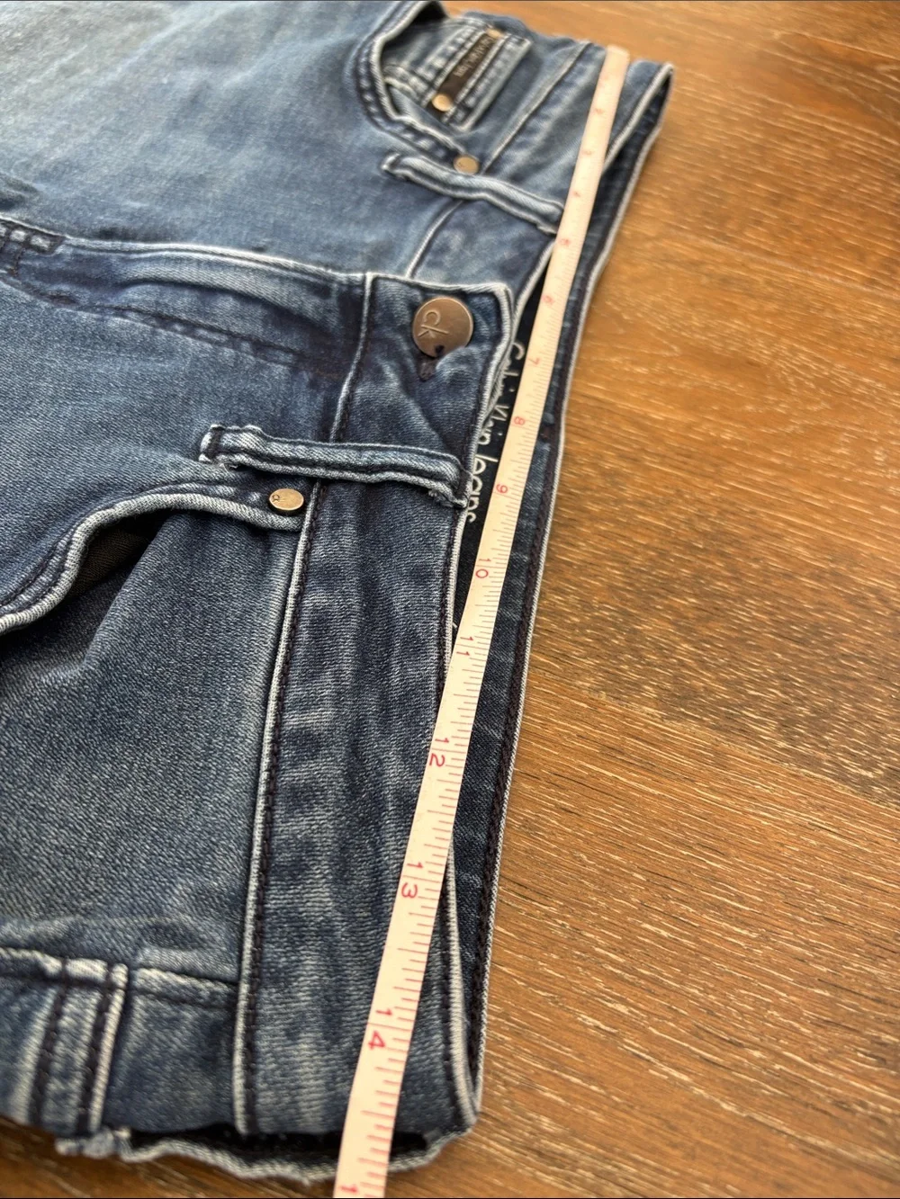 Calvin Klein Jeans City Short Bermuda Denim Shorts 6